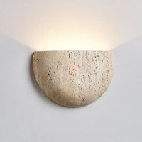 Applique murale en pierre jaune LED pour décoration intérieure - escalier, couloir, chambre et tête de lit