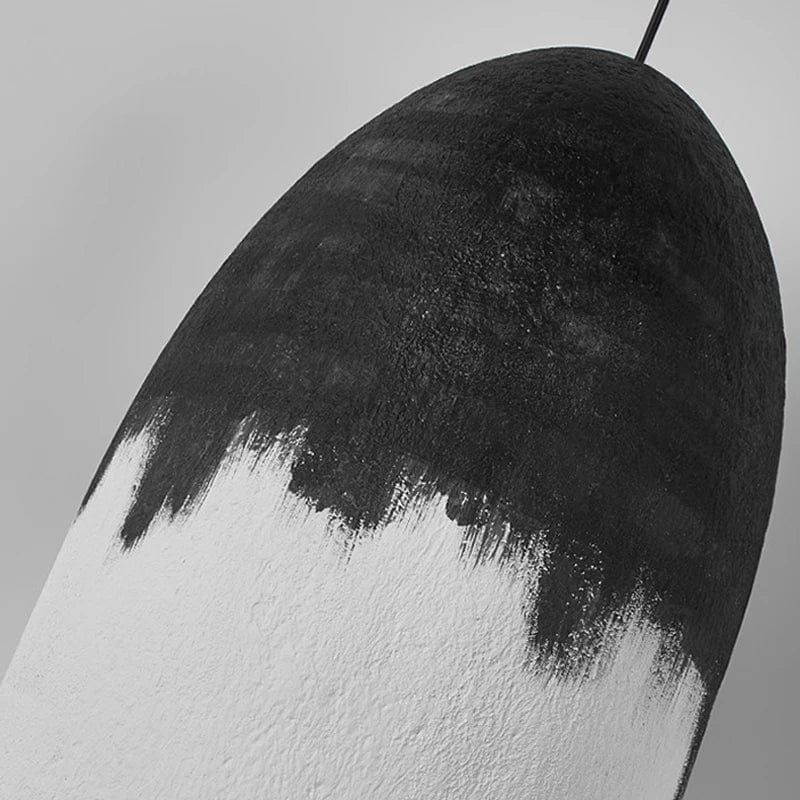 Suspension LED moderne noir et blanc pour Restaurant café et chambre
