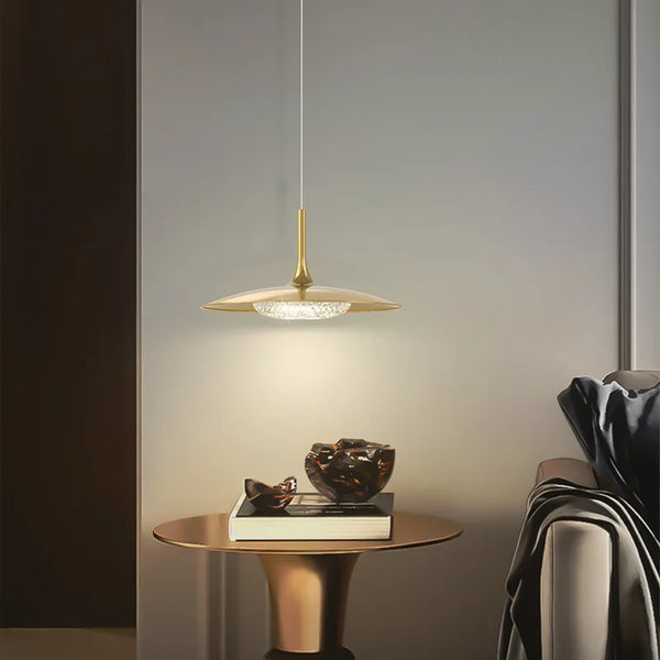 Lustre Moderne Cuivre LED - Élégance illuminée