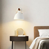 Applique murale Led en bois Nordique.