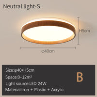 Plafonnier LED Moderne à Intensité Réglable.