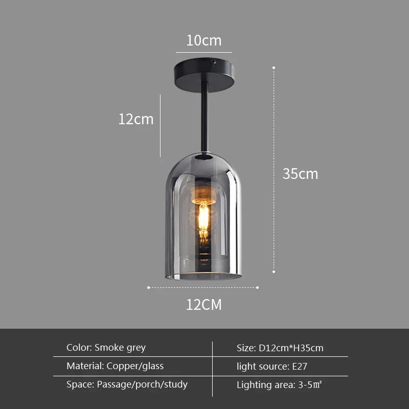 Plafonnier LED Minimaliste Moderne "Nordic Glow"