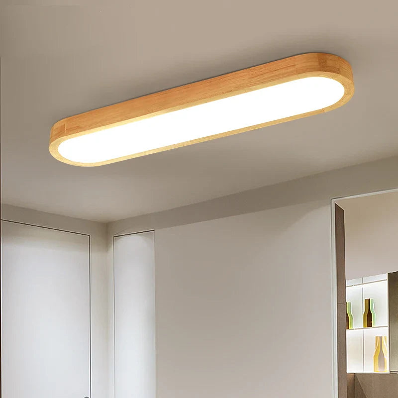 Lustre LED NordicWood au Design Moderne