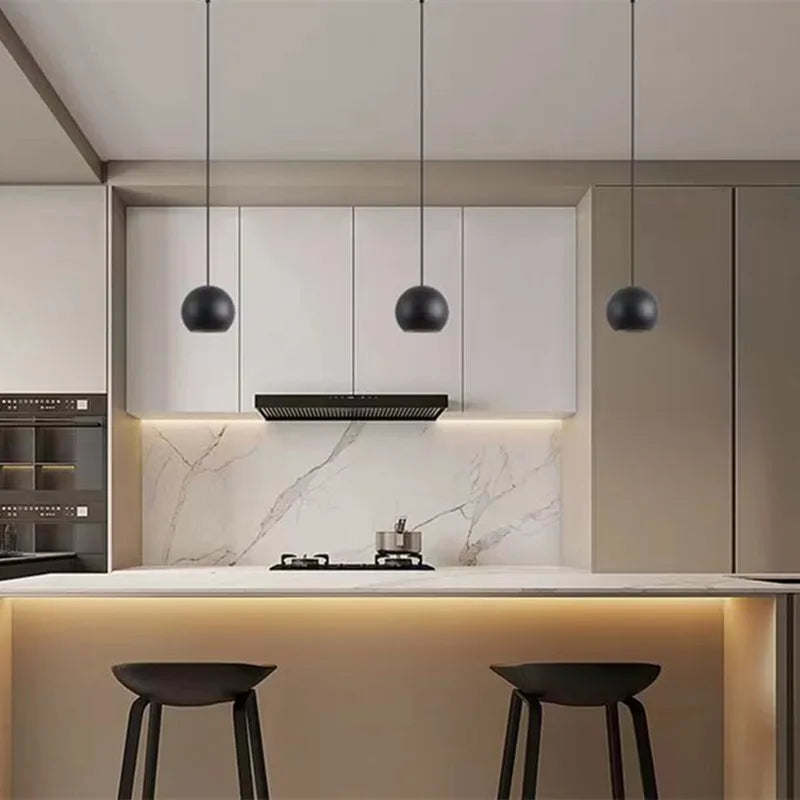 Suspension Boule Moderne pour Café-Bar