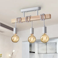 Suspension Double Usage en Bois Art Américain Rétro Décoratif