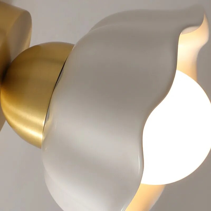 Applique murale LED nordique en céramique