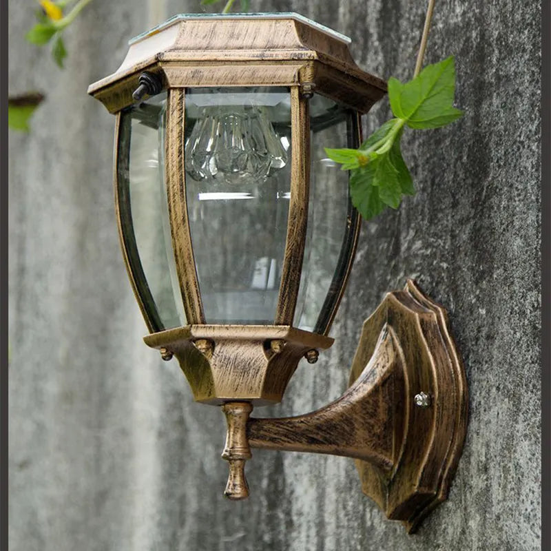 Applique murale solaire LED pour extérieur - Cour lumière villa solaire 