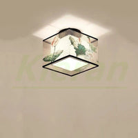 Plafonnier LED Moderne Lotus Oiseau pour Hôtel KTV
