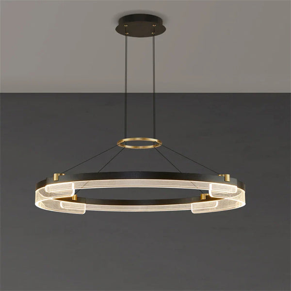 Lustre LED minimaliste moderne pour une décoration d’éclairage maison