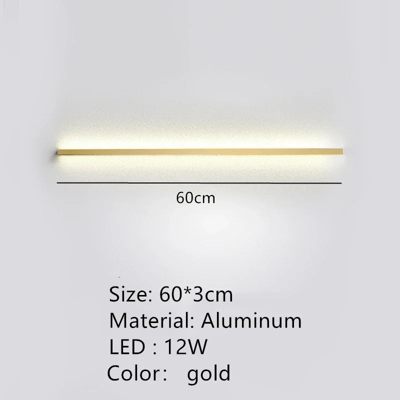 Applique Murale LED Moderne avec Interrupteur de Gradation - Idéal pour une Décoration Élégante