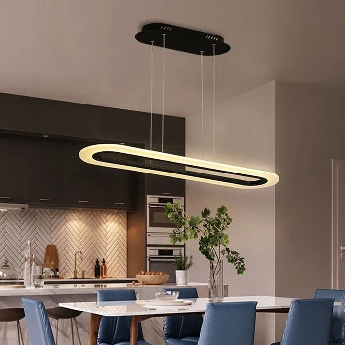 Lustre LED Minimaliste Moderne Réglable - Luminaires Décoratifs de Qualité