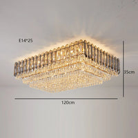 Plafonnier LED de Luxe en Cristal - Collection 2024