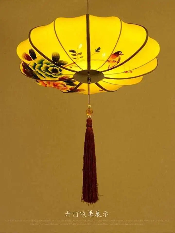 Suspension Rétro Chinois pour Ambiance Authentique