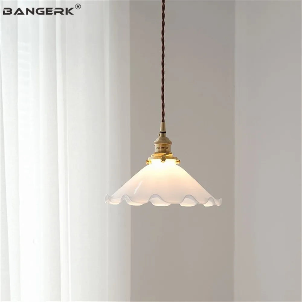 Suspension Loft en Laiton et Verre