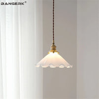 Suspension Loft en Laiton et Verre