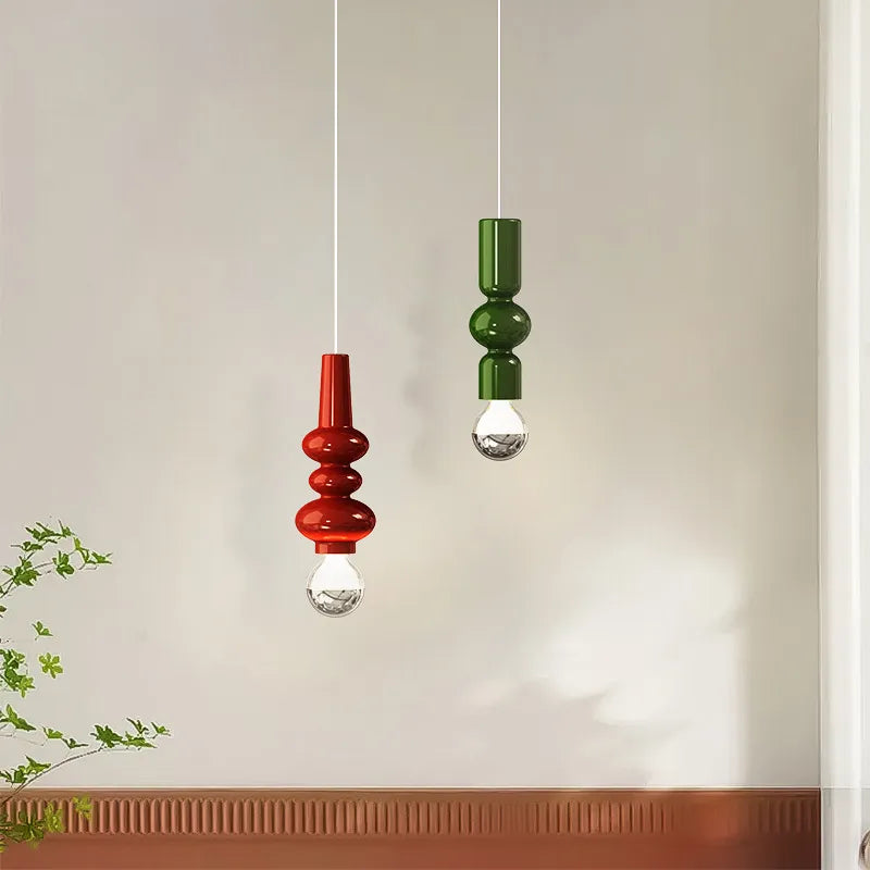 Suspension nordiques en fer chenille minimaliste - Collection Scandinave Luxe