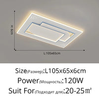 Plafonniers LED Modernes Encastrés - Style Nordique Minimaliste Étoilé