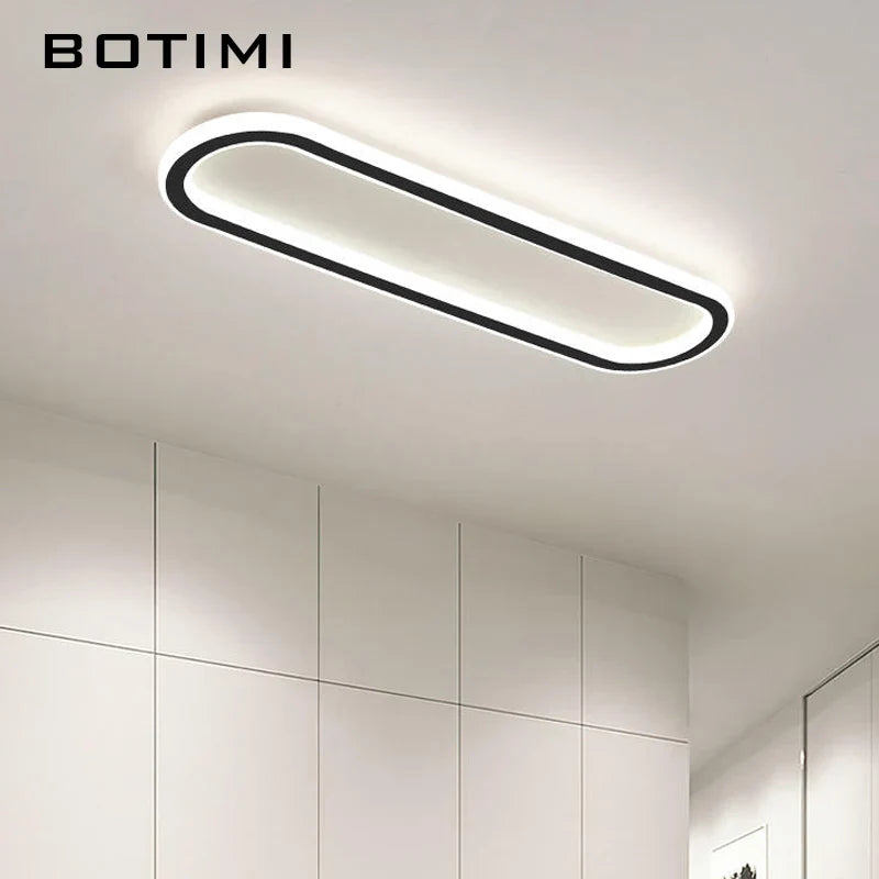 Plafonnier Piste Blanc Moderne