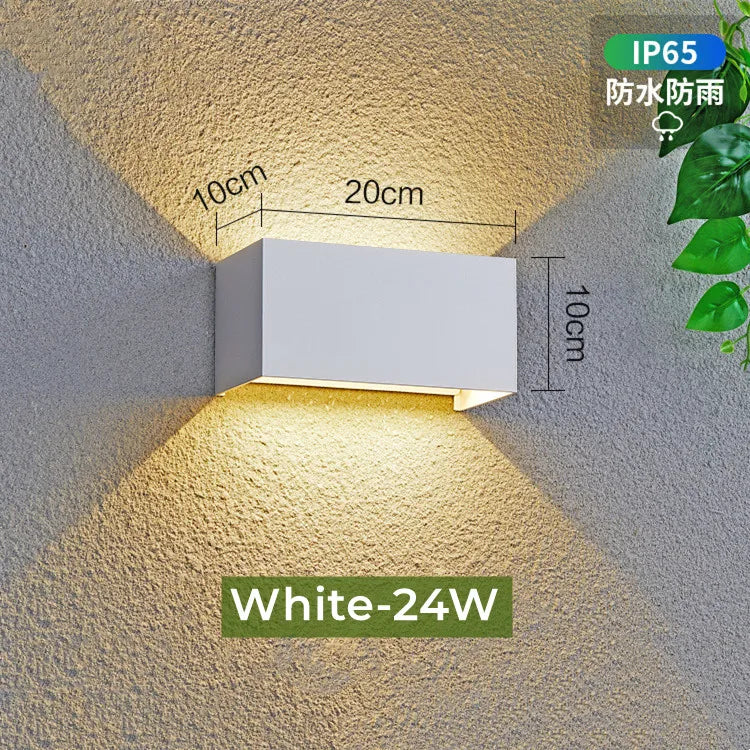 Applique RGB Tuya Smart LED étanche avec capteur de mouvement