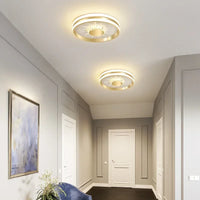 Plafonnier LED de luxe pour intérieur contemporain et raffiné.