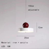 Lustre LED tendance avec cordon métallique ajustable - Livraison directe