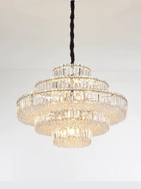Lustre LED en Cristal K9 Rétro Moderne de Luxe 2024 - Édition Limitée