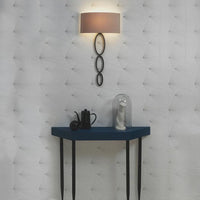 Applique murale LED en tissu avec cercle créatif en fer - Éclairage moderne de qualité