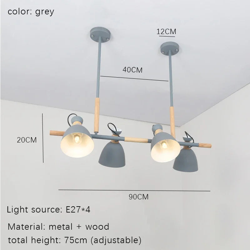 Suspension LED en Rondins Nordiques - Déco Inspirante