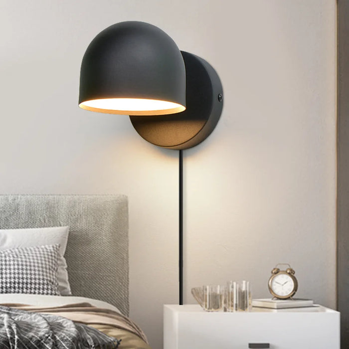 Applique murale LED Smart Touch, rotation à 350°, variateur et prise