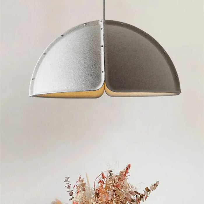 Suspension Éclairage acoustique Feutre Postmoderne Minimaliste Brandé pour Salon Chambre Salle à Manger