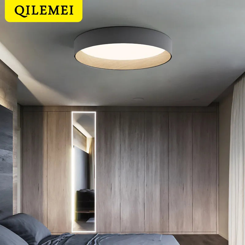 Plafonnier LED Minimal Wood Effect