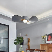 Lustre Nordique Minimaliste Chapeau Design avec Lampes Suspendues