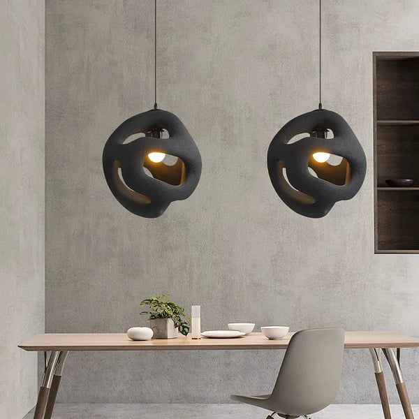 Luminaires Suspension LED Style Nordique Wabi Sabi