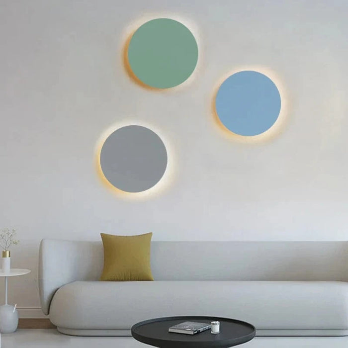 Applique Murale LED Minimaliste Moderne en Fer Coloré - Luminor