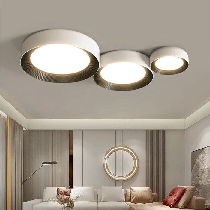 Lustre Nordique Qiyimei : Éclairage Intérieur Lumière Circulaire