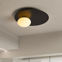 Plafonnier Rond en Métal Moderne