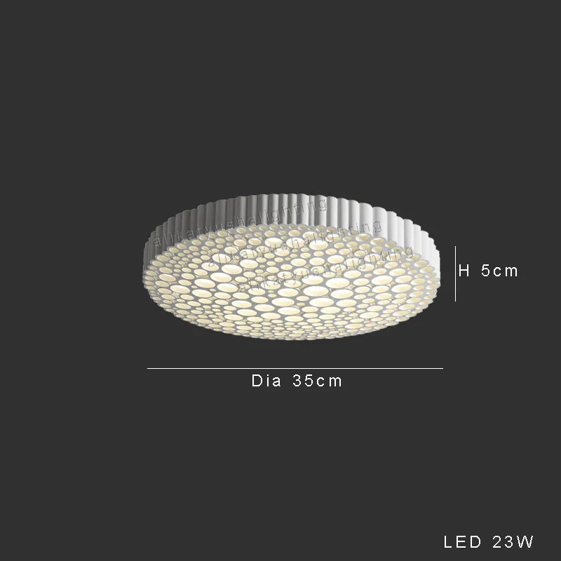Plafonnier LED Hive : Minimaliste, Créatif et Élégant