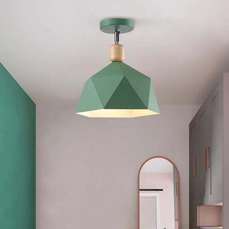 Plafonnier LED Nordico en Bois - Éclairage Moderne