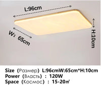 Plafonnier LED Carré Moderne en Bois pour Intérieur - Style Épuré