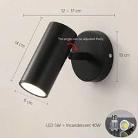 Applique murale nordique LED ajustable