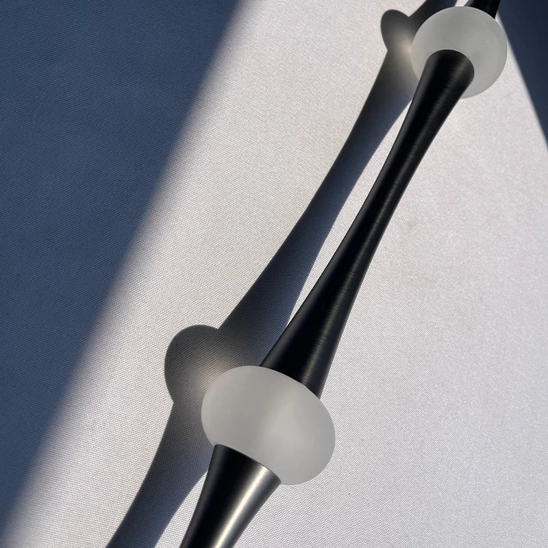 Lustre d'escalier moderne à LED pour une décoration intérieure nordique de Villa prestige