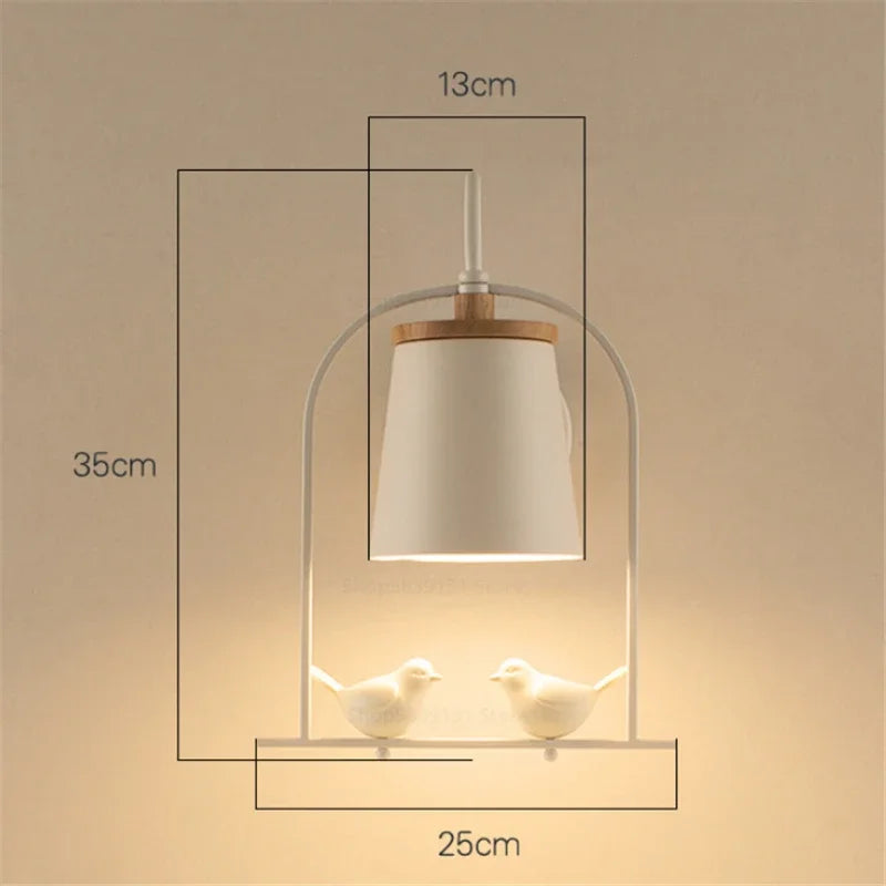 Applique murale design LED Oiseaux pour une décoration contemporaine
