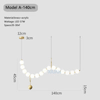 Lustre LED Design Arrondi