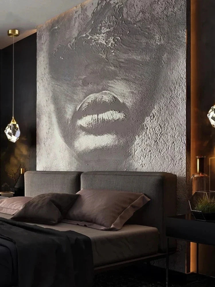 Lustre en cristal nordique LED pour un intérieur élégant