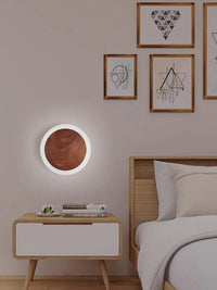 Applique murale LED NORDICHIC en noyer