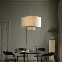 Suspension Art en lin pour un style nordique et moderne