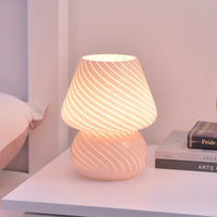 Lampe de bureau LED en verre de luxe
