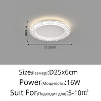 Lustre nordique minimaliste en acrylique LED or moderne - Édition Prestige