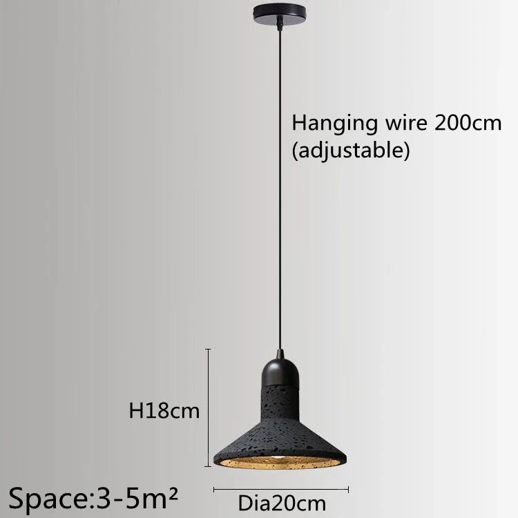 Suspension Industrielle Rétro Luminaire LED Nordique pour Bar Salle À Manger Chambre