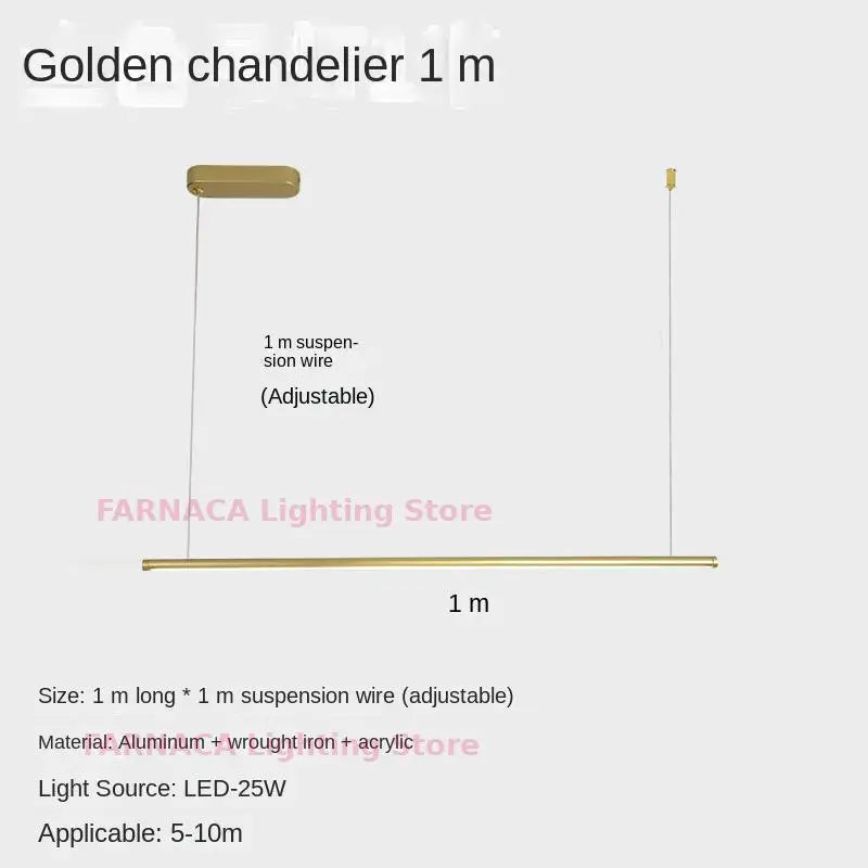 Lustre Nordique Minimaliste LED pour Restaurant et Bureau - Éclat Scandinave